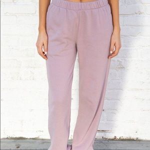 brandy melville rosa sweatpants